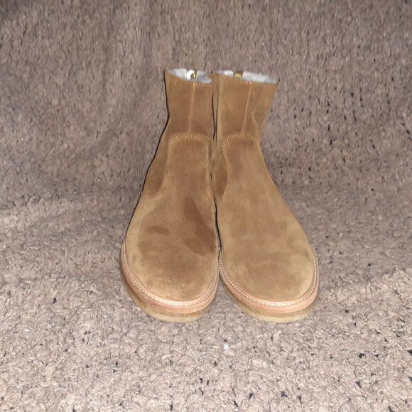 WANT LES ESSENTIALS-Stevie-Brown Suede Crepe Sole Boots-Size 9-Near Mint - Picture 3 of 10